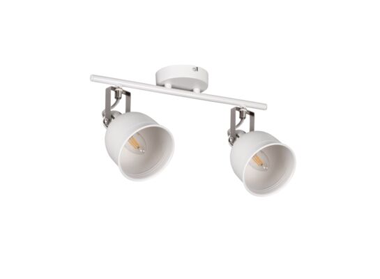 Żyrandol biały 2-punktowy DERATO