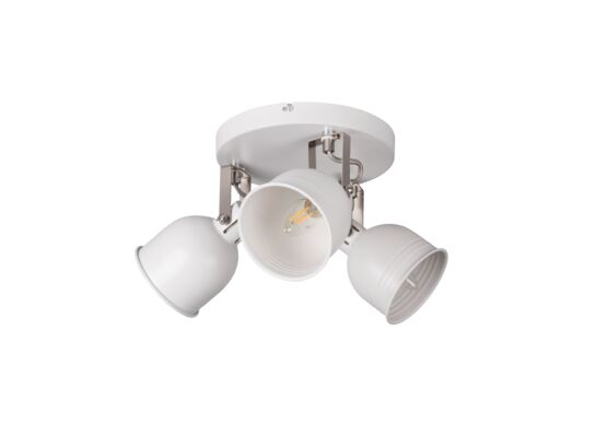 Żyrandol biały 3-punktowy DERATO