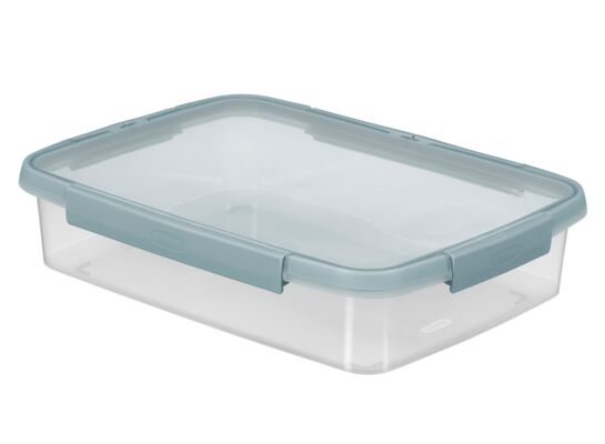 Pojemnik na żywność prostokątny Smart Fresh Eco Line 3,5 l szarobłękitny