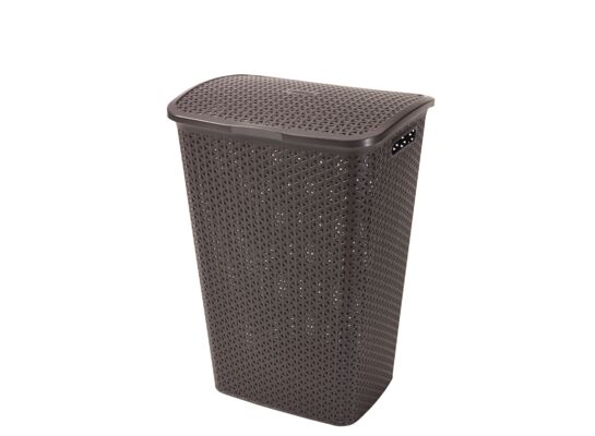 Kosz na bieliznę My Style 55 L ciemnobrązowy