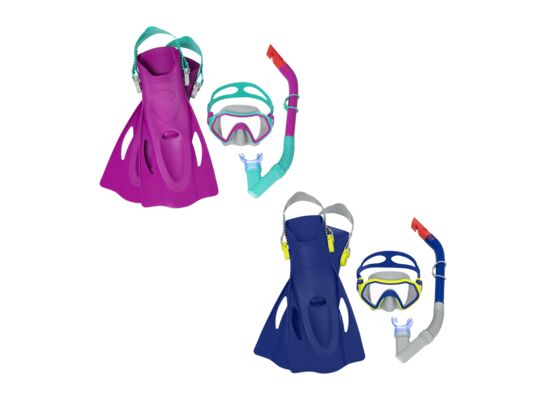 Zestaw maska + rurka + płetwy 7+