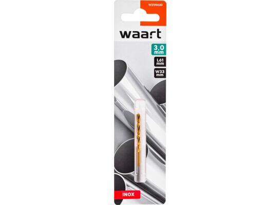 Wiertło do metalu 3,0 mm tytanowane szlifowane