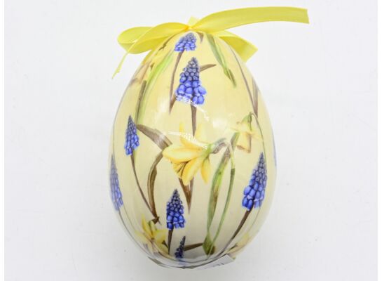 Jajko zawieszka styropianowa 10 cm kwiaty