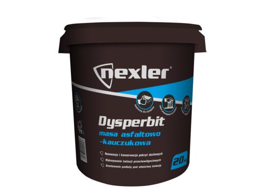 Masa asfaltowo-kauczukowa Dysperbit 20 kg Nexler
