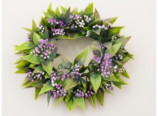 Wianek 25 cm fioletowy