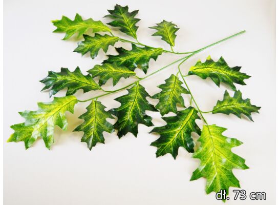 Liść dębu gałązka 73 cm