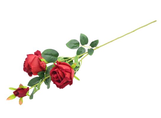 Róża gałązka welur 72 cm