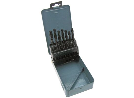 Wiertło do metalu 1 - 10 mm, zestaw: 19 sztuk
