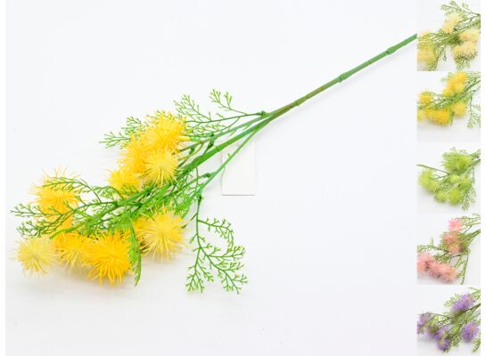 Oset gałązka mix kolorów 63 cm