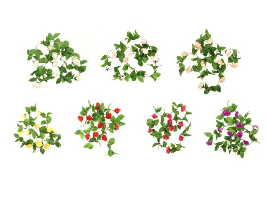 Girlanda róża mix kolorów 210 cm