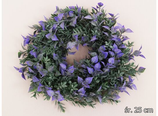 Wianek z lawendą 25 cm