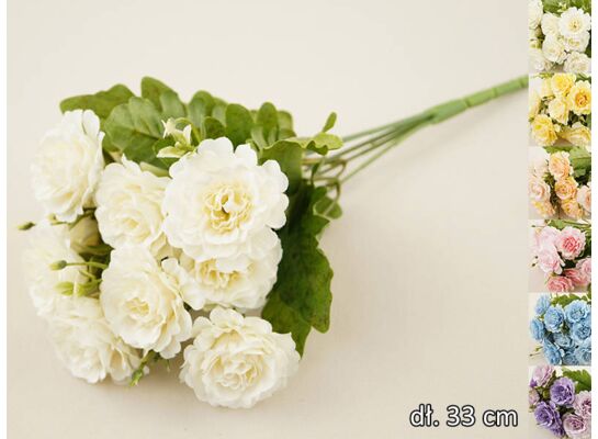 Róża bukiet mix kolorów 33 cm