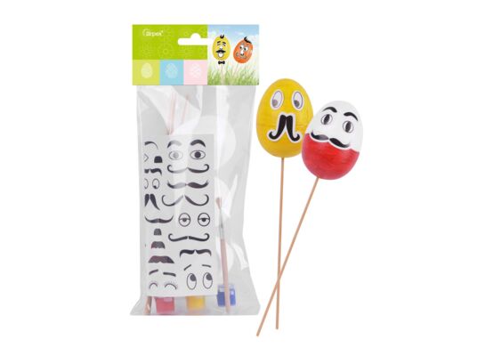 Zestaw dekoracji kreatywnych wielkanocnych na piku