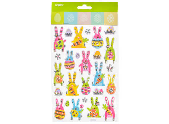 Naklejki posrebrzane wielkanocne