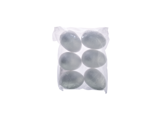 Jajka styropianowe 6 sztuk