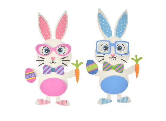 Zestaw zrób to sam wesołe zajączki wielokolorowy