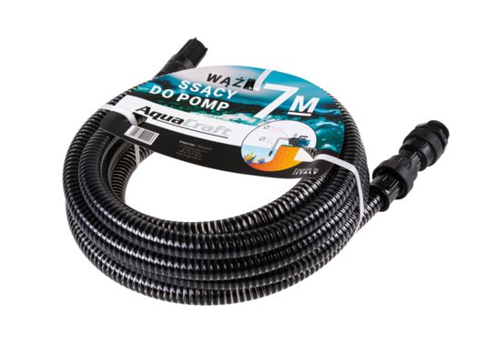 Wąż ssący 7 m z koszem ssącym i zaworem zwrotnym 1"-1 1/4"