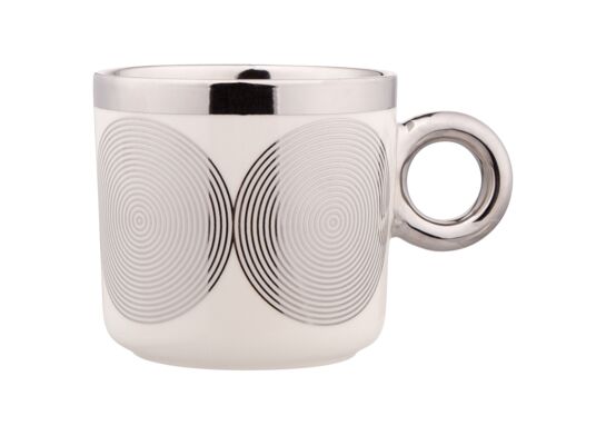 Kubek Palazzo 350 ml srebrne koła