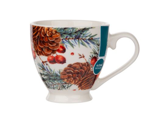 Filiżanka jumbo na stopce Cranberry 350 ml