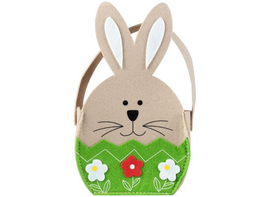 Koszyczek filcowy wesoły zajączek