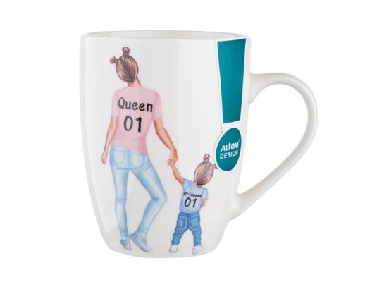 Kubek baryłka 300 ml queen dziewczynka