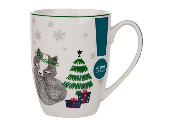 Kubek baryłka Winter Friends 300 ml lisek