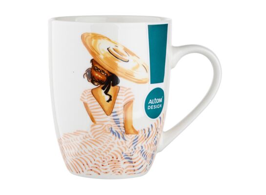 Kubek baryłka 300 ml pomarańczowa sukienka