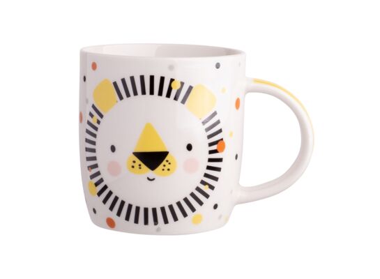 Kubek baryłka szeroka 300 ml lew