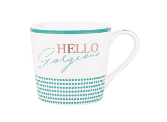 Kubek stożek 350 ml hello