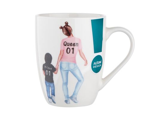 Kubek baryłka 300 ml queen chłopiec