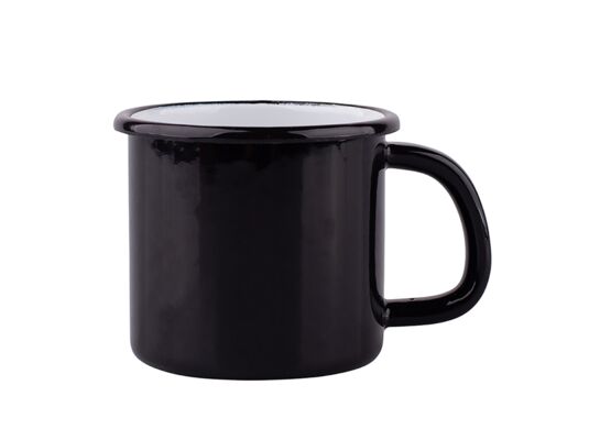 Kubek emaliowany 0,3 l czarny