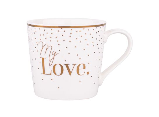 Kubek stożek 350 ml my love