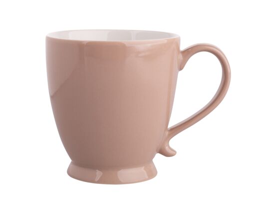 Filiżanka jumbo na stopce Urban Kolory Ziemi 400 ml beżowa