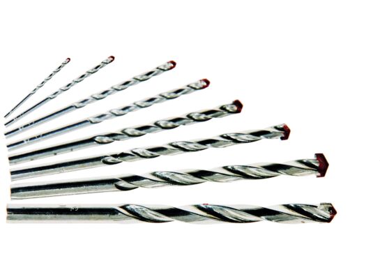 Wiertło do betonu 3 - 10 mm, zestaw: 8 sztuk Condor
