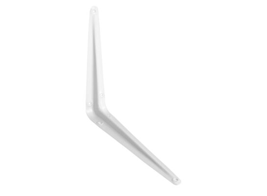 Wspornik stalowy biały 25 cm