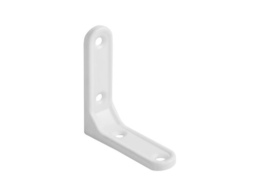 Wspornik stalowy mały biały 7,5 cm