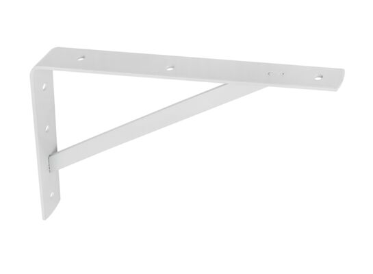 Wspornik  stalowy wzmacniany biały 20 cm