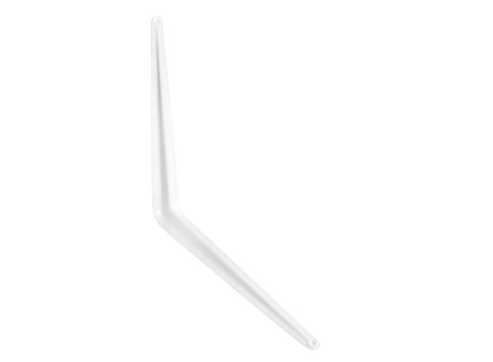 Wspornik stalowy biały 40 cm