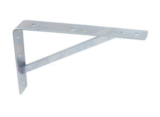 Wspornik stalowy wzmacniany srebrny 20 cm