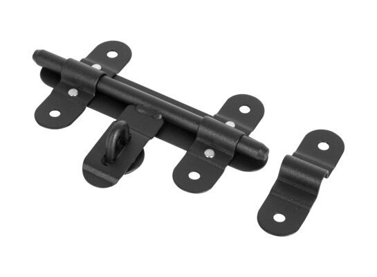 Zasuwa bramowa czarna 15 cm