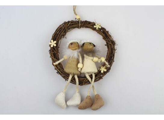 Wianek 16 cm zielony