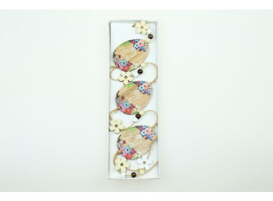 Girlanda 90 cm biała