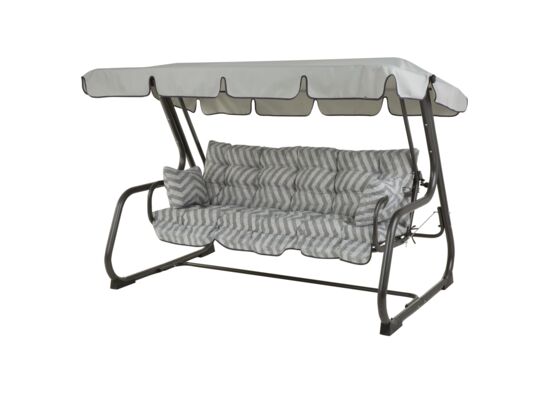 Huśtawka Parma H023-06PB biało-szara