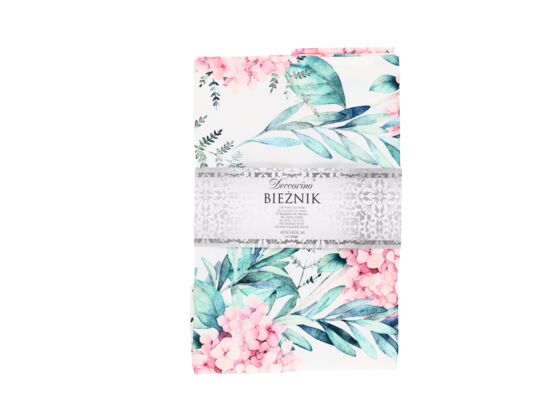 Bieżnik w kwiaty 40 x 140 cm