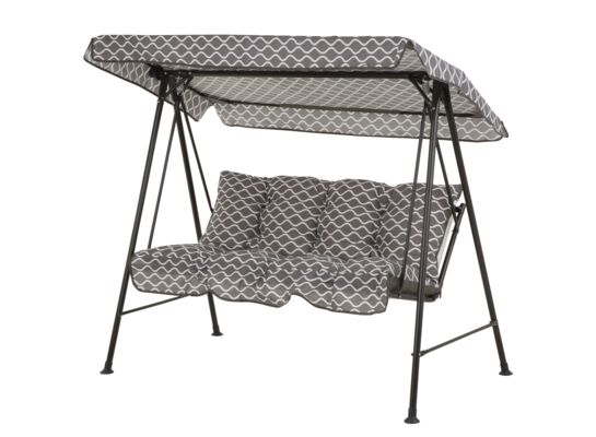 Huśtawka Tora H028-06PB szaro-biała