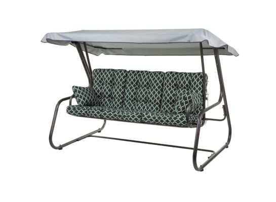 Huśtawka Celebes H028-02PB zielono-biała