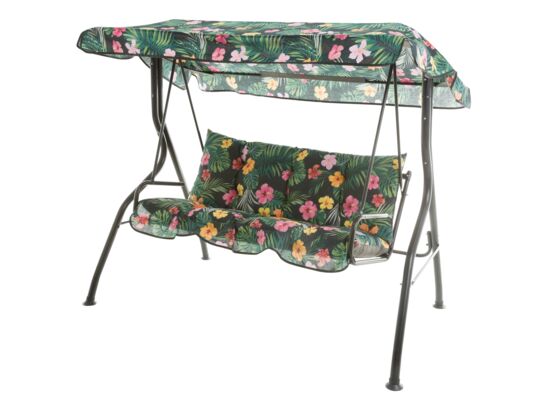 Huśtawka Luna G029-07PB w kwiaty