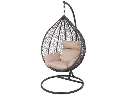 Fotel wiszący Cyrille antracyt