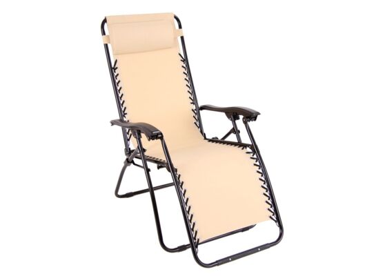 Fotel luksusowy relax beżowy