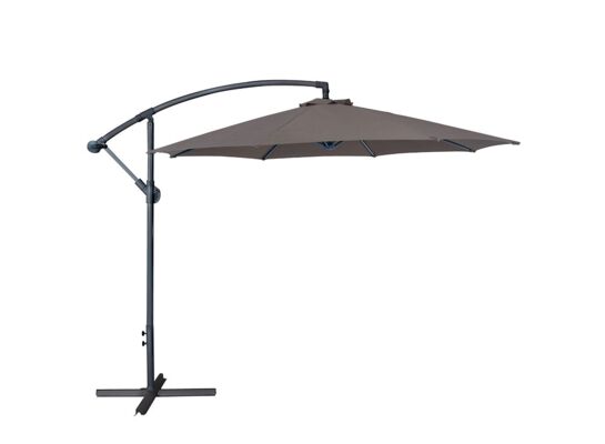 Parasol ogrodowy boczny 3 m taupe Patio
